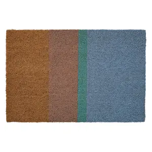 Interiors by Premier Japandi Light Coir Doormat With Stripes