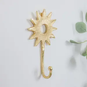 Melody Maison Gold Sunburst Wall Hook