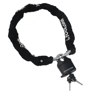 Motorcycle Bike Motorbike Security Chain Disc Lock Heavy Duty Padlock 1.1m