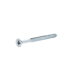 Diall Double-countersunk Zinc-plated Carbon steel Screw (Dia)6mm (L)80mm, Pack of 20