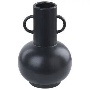 Flower Vase PEREA Ceramic Black