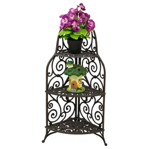 Woodside Cast Iron 3 Tier Plant Rack