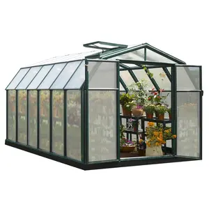 Rion Hobby Gardener 8 Ft W x 12 Ft D Greenhouse 208cm H x 266cm W x 391cm D