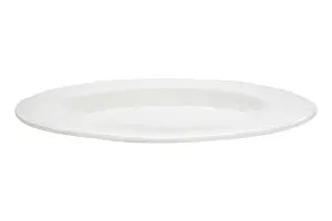 Essentials by Premier Quinn Large Embossed White Plate