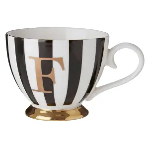 Maison by Premier Mimo Duchess F Letter Monogram Mug