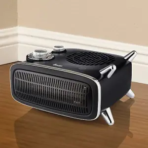 Swan Vertical 2000W Fan Heater Black