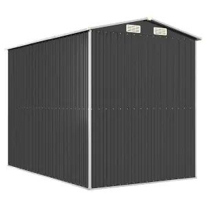 Berkfield Garden Shed Anthracite 192x274x223 cm Galvanised Steel