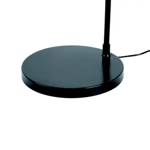 GoodHome Smertrio Matt Black Floor lamp