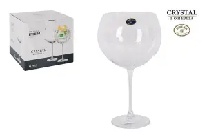 4x Bohemia Crystal ENEBRO Spanish Gin Balloon Glasses 850ml