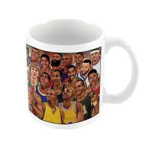 Pyramid International Legends Basketballs Greatest Mug White/Multicoloured (One Size)