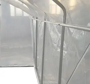 4m x 3m (13' x 10' approx) Extreme Clear Polythene Poly Tunnel