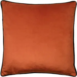 Paoletti Tropical Cheetah Velvet Piped Feather Rich Cushion