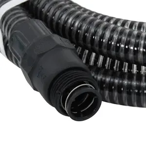 Berkfield Suction Hose with PVC Connectors 10 m 22 mm Black