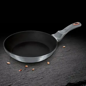 BERLINGER HAUS 24cm Frying Pan Aluminium Non Stick Marble Coating Metallic Soft Touch Moonlight