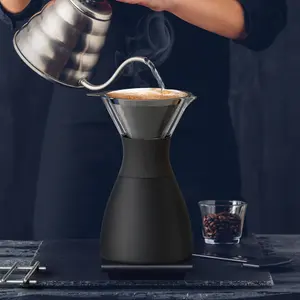 Pour Over Coffee Maker 1000ml Black