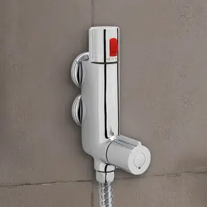 Nes Home Shattaf Douche Toilet Bidet with Mini Thermostatic Shower Valve Muslim Spray