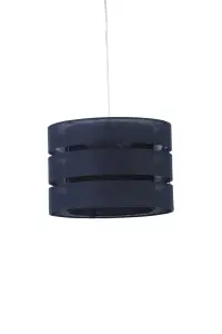 Trio Midnight blue Pendant Light shade (D)28cm