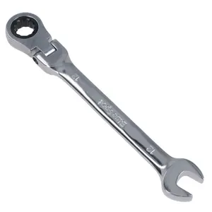 12mm Metric Flexible Combination Ratchet Spanner Wrench Bi-Hex 12 Sided