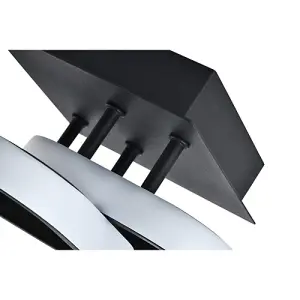 Contemporary Compact Double Head 19w LED Ceiling Light Fitting in Matt Black