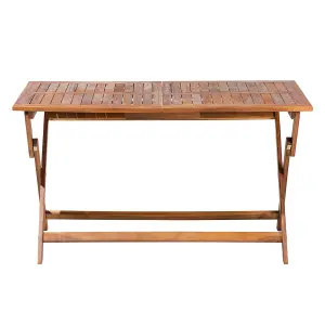 Garden Table Wood Dark Wood CENTO