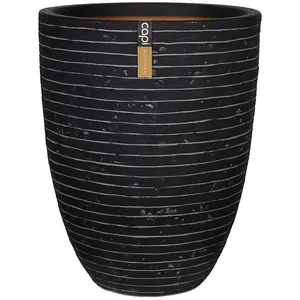 Capi Vase Nature Row Elegant Low 46x58 cm Anthracite KRWZ783