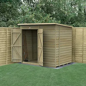 4LIFE Pent Shed 7x5 - No Windows - Double Door