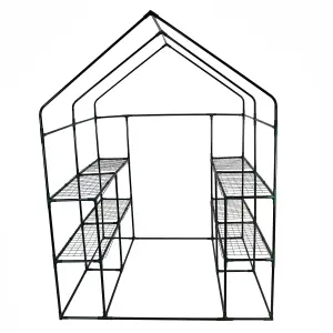 Greenhouse 8 shelf With PE Cover 23034