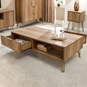 Oak World Kentwood Mango Coffee Table | Self Assembly