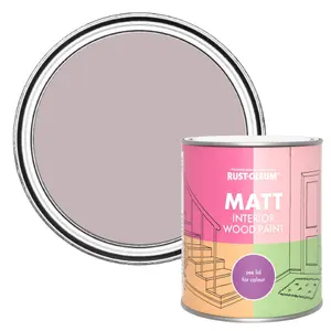 Rust-Oleum Lilac Wine Matt Interior Wood Paint  750ml