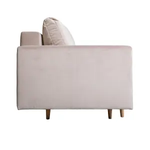 Silla 3 Seater Sofa Bed - Beige (Paros2)