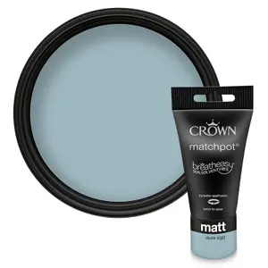 Crown Breatheasy Duck egg Matt Emulsion paint, 40ml