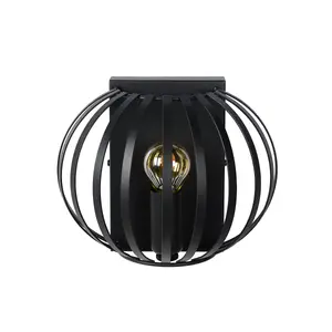 Lucide Manuela Modern Wall Light - 1xE14 - Black