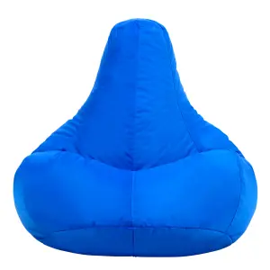 Veeva Recliner Indoor Outdoor Bean Bag Blue Bean Bag Chair