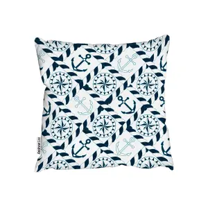 Cushions - Blue Nautical Elements (Cushion) / 60cm x 60cm