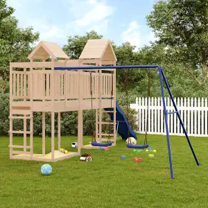 Berkfield Outdoor Playset Solid Wood Pine