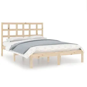 Berkfield Bed Frame Solid Wood 180x200 cm 6FT Super King