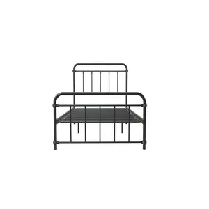 Aanya Bed Frame Matte Black / Single (3')