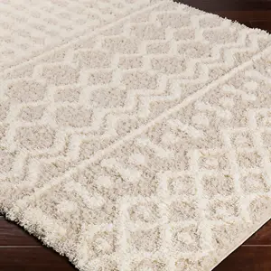 NOUR Boho Shaggy Area Rug 160 x 220 cm