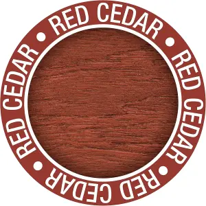 Roxil Wood Stain Preserver (1L Red Cedar) - 5 Year Protection for Indoor & Outdoor Wood. No VOCs, Fast-Drying. 5 m Coverage