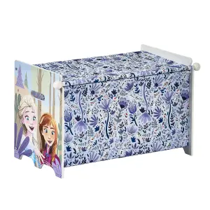 Disney Frozen Storage Box - Easy to Assemble Toy Chest for Kids - Durable and Spacious Organizer for Toys, Books & Games