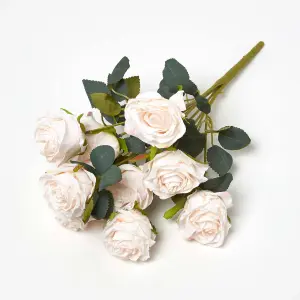 Homescapes Artificial Bouquet of Ivory Roses