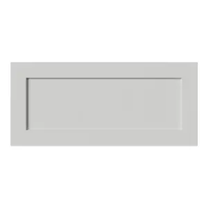 Tydeman Matt grey Shaker Bridging door & pan drawer front, 356mm x 20mm x 797mm