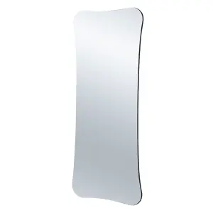 Full Length Irregular curved Mirror Black