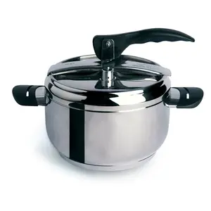 Excelsa Professional Stainless Steel Pressure Cooker 22 cm H x 21 cm W x 21 cm D