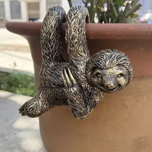 Garden Plant Pot Hanger - Sloth