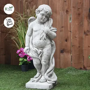 Large Cherub Statue 'Autumn' Edition