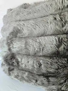 Neoma Fluffy Velvet Grey Cushion