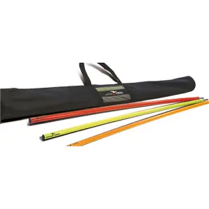 Football Boundary Poles Carry Bag - Holds 12 Poles - Reinforced Training Storage