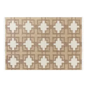 Jute Area Rug 160 x 230 cm Beige KONURTAY