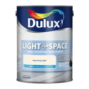 Dulux Light + Space Morning Light Matt Wall paint, 5L